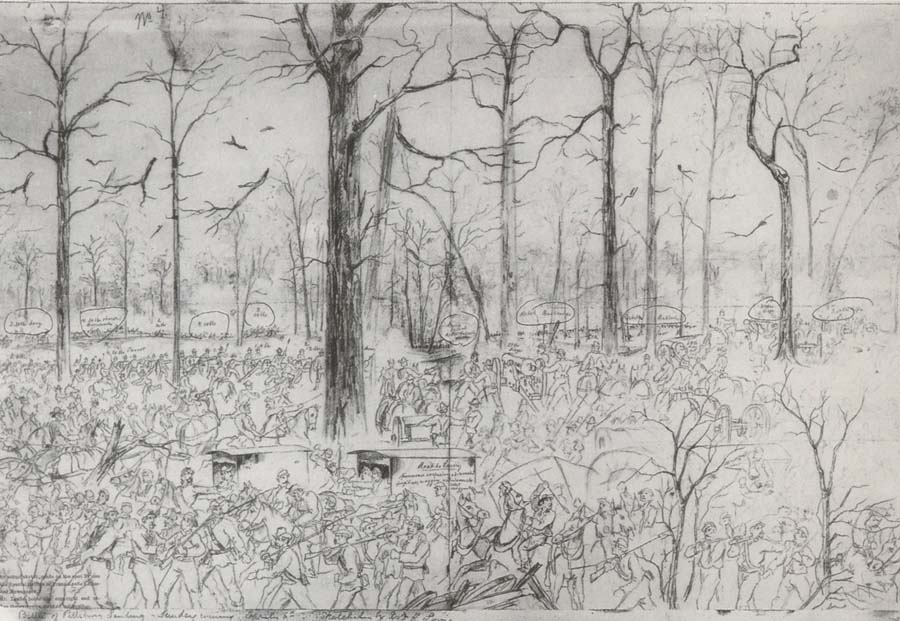 Troops at Pittsburg Landsing April,1862